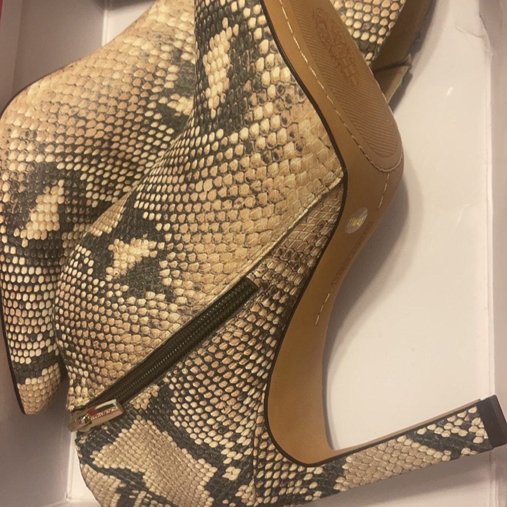 Vince Camuto Python Bootie